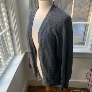 GAP soft classic gray buttoned cardigan